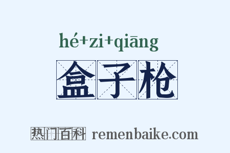盒子枪是什么意思的图片